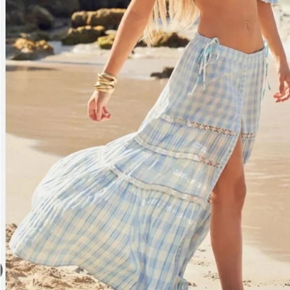 Love Shack Fancy Bellarose maxi skirt